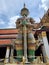 The giant guarding the temple\\\'s door at Wat Phra Kaew, the 7th person, named mankorakarn,