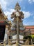 The giant guarding the temple\\\'s door at Wat Phra Kaew.The second one has a name,SAHASSADEJA,