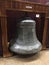 A giant iron bell on display in the Kunoor Lighthouse Museum