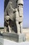 Giant lamassu statues guarding Gate Shiraz, Iran