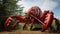 Giant Lobster: Hyper-realistic Sci-fi Crayfish In Surrealistic Forest