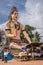 Giant Lord Shiva statue off Srikanteshwara Temple in Ganjangud,