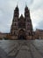 The giant Lorenzkirche located in Nuremberg, Germany