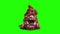 Giant Monster Poop Die Green Screen 3D Rendering Animation