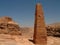 Giant obelisk, High Place of Sacrifice, Petra, Jordan
