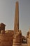 Giant obelisks and inscriptions in Egypt