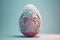 Giant Pastel Easter Egg with Intricate Patterns - 3D Rendering look (Generative AI)