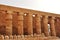Giant pillars and statues in Egypt, imperial road, pharaonic road