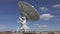 Giant radio telescope time lapse