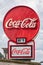 Giant restored Coca Cola sign on Peachtree Street, Atlanta