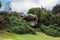 Giant rocky formations at the Piedras del Tunjo Archaeological Park in the municipality of