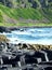 Giant`s Causeway basalt columns