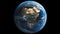 Giant\\\'s Colossal Silhouette: A Captivating View Of Earth\\\'s Global Impact