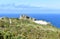 Giant sand dune on a cliff. Duna Rampante de Monte Branco or Rampant Dune of Monte Blanco. Costa da Morte, CamariÃ±as, Spain.