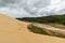 Giant sand dunes at Te-Paki on the 90 Mile beach