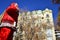 Giant Santa Claus doll in the Fountain of Battles