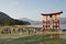 Giant shrine on Miyajima island, Japan