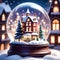 A giant snow globe holds a miniature Christmas village. A curious child shrinks to explore, learning a vital holiday lesson,