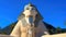 The giant Sphinx in front of the Luxor Hotel and Casino in Las Vegas - LAS VEGAS, UNITED STATES - OCTOBER 31, 2023