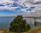 Giant spillway at the Lake McConaughy dam