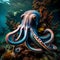 Giant squid - ai generated image