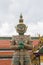 Giant statue at Wat Phra Kaew, Temple of the Emerald Buddha, Bangkok, Thailand