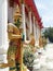 The Giant statues guarding the church