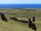 Giant statues of Moai, Rano Raraku, Easter Island