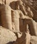 GIANT STATUES OF RAMSES II IN ABU SIMBEL TEMPLE