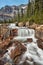 Giant Steps Waterfall, Banff National Park, Alberta, Canada