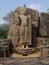A giant stone Buddha at Giritale Sri Lanka