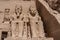 Giant Stone Statues at Temple of Kom Ombo