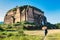 The giant stupa of Mingun Pahtodawgyi Paya at Mingun, Myanmar former Burma