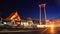 Giant Swing and Suthat Temple at Twilight in Bangkok