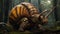 Giant Tiger Land Snail: Hyper-realistic Sci-fi Baroque Animal In A Forest