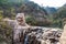 Giant tiger shaped rock in Bei Jiu Shui trail, Laoshan Mountain, Qingdao