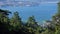 Giant Torii from above on Miyajima island