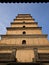 Giant Wild Goose Pagoda or Big Wild Goose Pagoda is a Buddhist pagoda. It was built in 652 during the Tang dynasty and originally