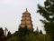Giant Wild Goose Pagoda or Big Wild Goose Pagoda is a Buddhist pagoda. It was built in 652 during the Tang dynasty and originally