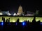 Giant Wild Goose Pagoda at night