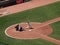 Giants Buster Posey swings and connects with ball