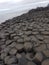 Giants causeway stepping stones across ocean