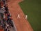 Giants Outfield grabs flyball on the warning track