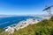 Gibraltar cable car cablecar port Mediterranean Sea travel traveling town overview