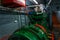 GIBRALTAR, GIBRALTAR, JANUARY 5, 2016: Detail of machinery part of the oÃ‚Â´hara battery on Gibraltar....IMAGE