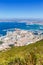 Gibraltar landscape port Mediterranean Sea travel traveling portrait format town overview