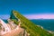 Gibraltar - The Rock of Gibraltar and View of Africa across the Sea Straight