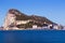 Gibraltar The Rock Mediterranean Sea twilight blue hour