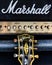 Gibson guitar and Marshall Amplifier