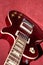 Gibson Les Paul american standard electric guitar in red